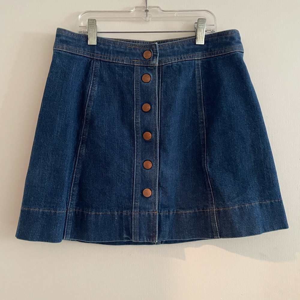 Madewell Metropolis Denim Skirt